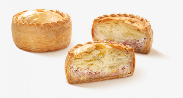 Пирог «Сливочный картофель с беконом» миди