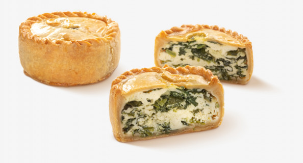 Пирог «Сыр со шпинатом» миди