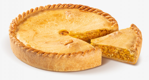 Пирог «Тыква с чили и кавказским сыром»